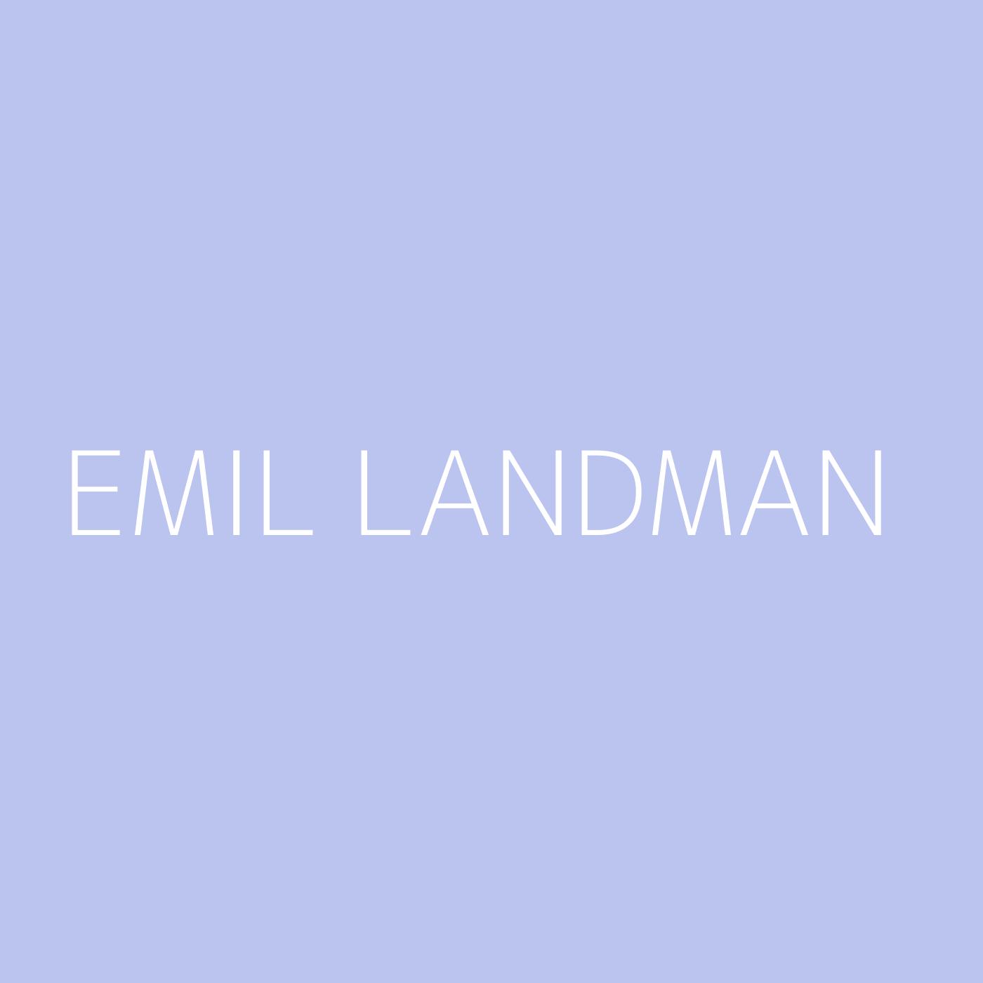 Emil Landman Playlist Artwork