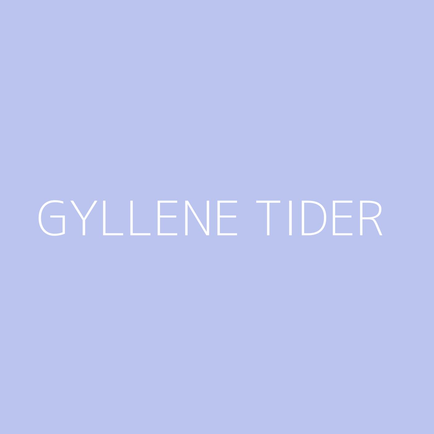 Gyllene Tider Playlist Artwork