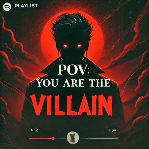 POV You are the villain playlist cover